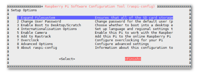 I2C raspi-config